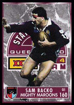 1994 Dynamic Rugby League Series 2 #160 Sam Backo Front